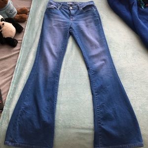 High rise flare jeans
